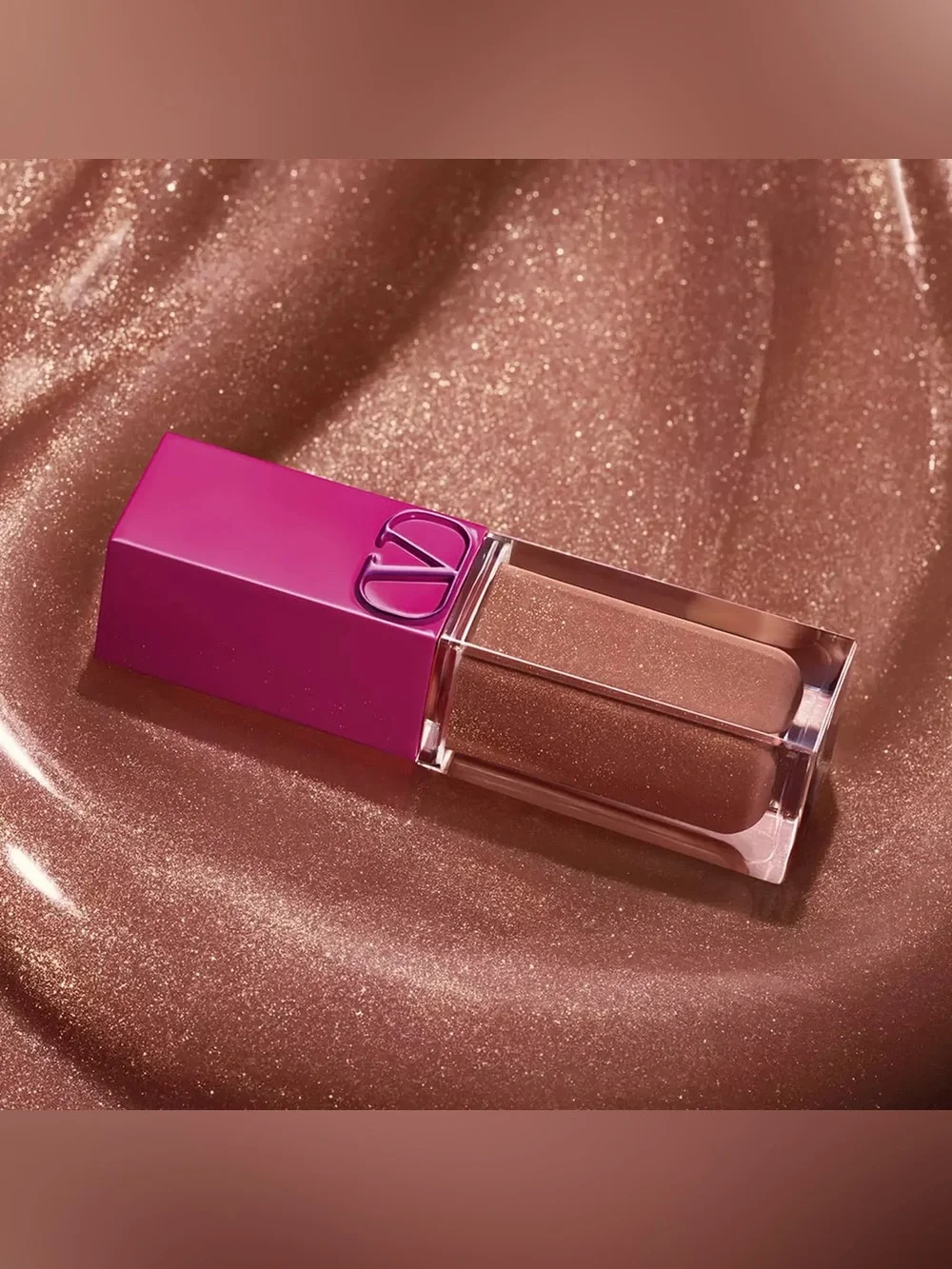 Valentino 🔥  Puffer Gloss Plumping Lip Gloss | 122A Warm It Up